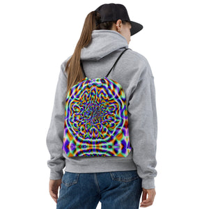 Trippy Drawstring bag