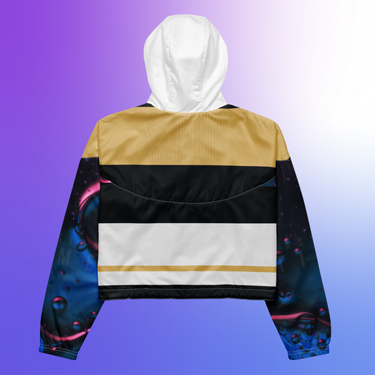 Passing Time Cropped Windbreaker