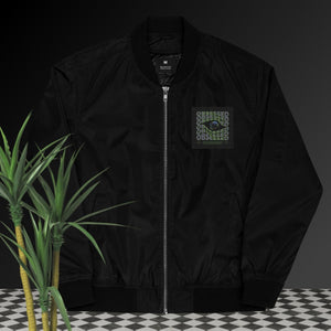 Obsessed QüR8NT Bomber Jacket